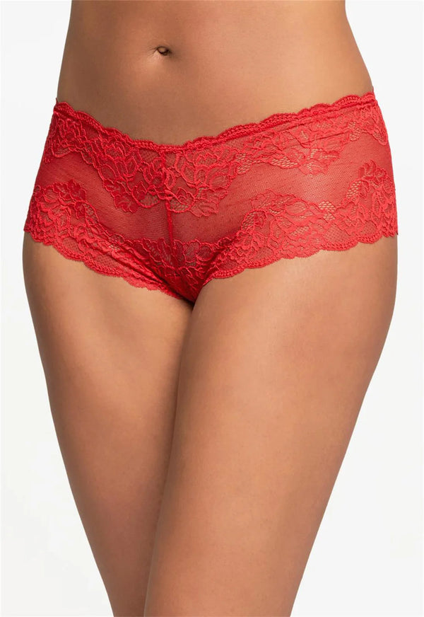Floral lace cheeky boy short - Romantiques