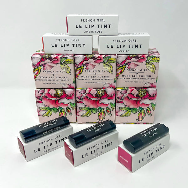 Organic Hydrating Rose Lip Scrub -  Deluxe Sample - Romantiques