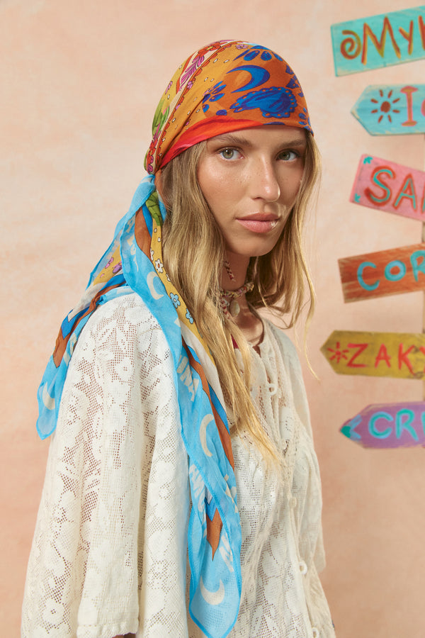 Aphrodite Scarf in Rose - Romantiques