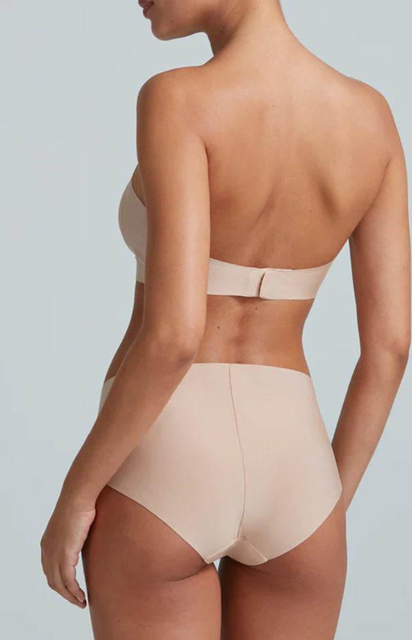 Commando Butter Soft Support Bralette In Beige - Romantiques