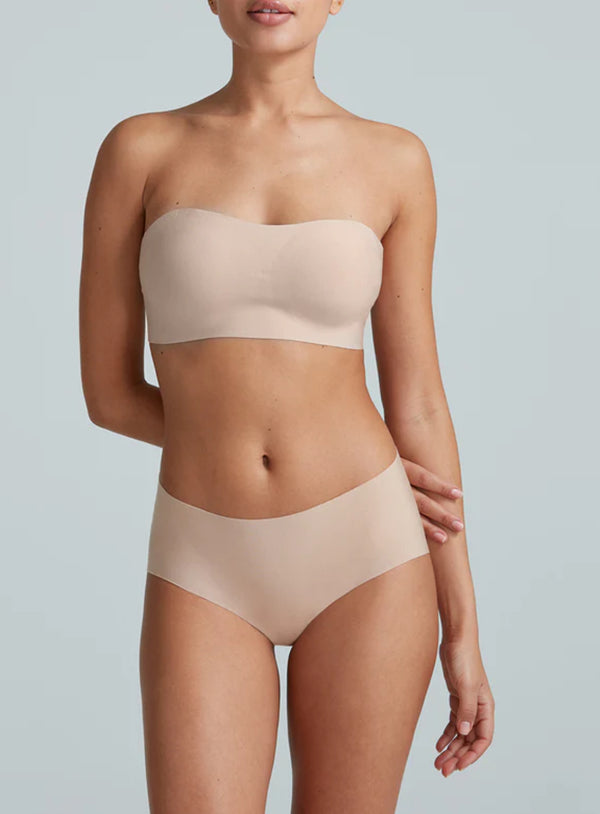 Commando Butter Soft Support Bralette In Beige - Romantiques