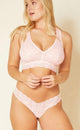 Never Say Never Cutie Low Rise Thong in Pink Lilly - Romantiques