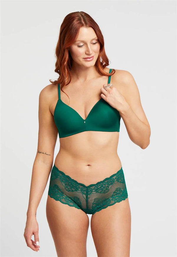 Floral lace cheeky boy short - Romantiques