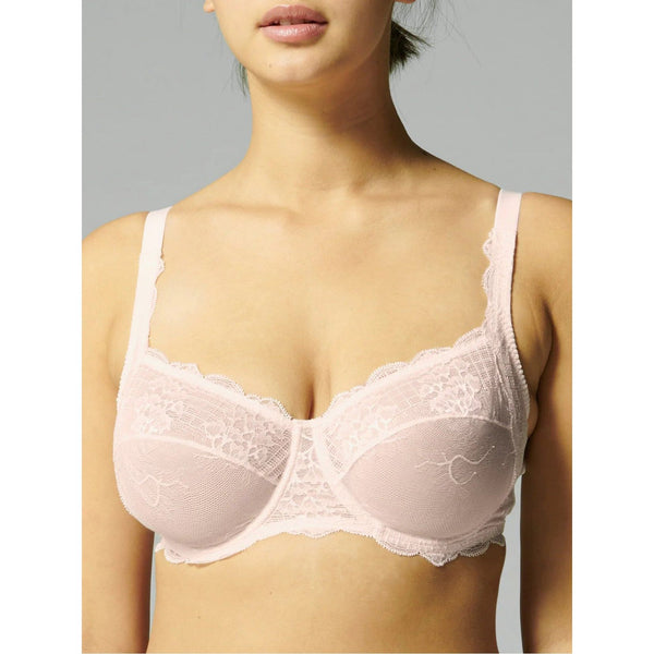 Reve Full Cup Sheer Bra in Sakura Pink - Romantiques