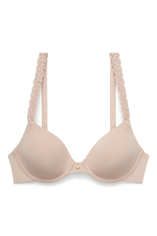Natori Pure Luxe Custom Coverage Bra Cafe - Romantiques