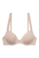 Natori Pure Luxe Custom Coverage Bra Cafe - Romantiques