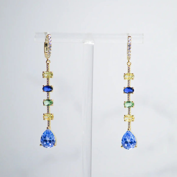 Jagger Earrings in Azure - Romantiques