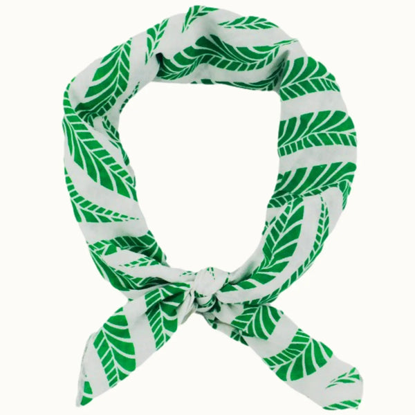 Chic Versatile Neckerchief Scarf in Green - Romantiques