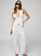 The Seriously Perfect Pant in White Stripes - Romantiques