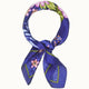 So Silky" Versatile Satin Neckerchief Scarf in Purple - Romantiques