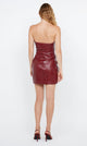 Varda Mini Dress in Ox Blood - Romantiques