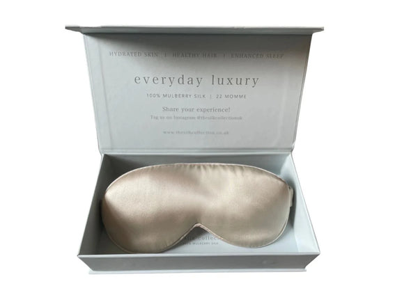 Pure Silk Eye Mask With Gift Box - Romantiques