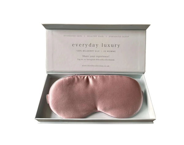 Pure Silk Eye Mask With Gift Box - Romantiques