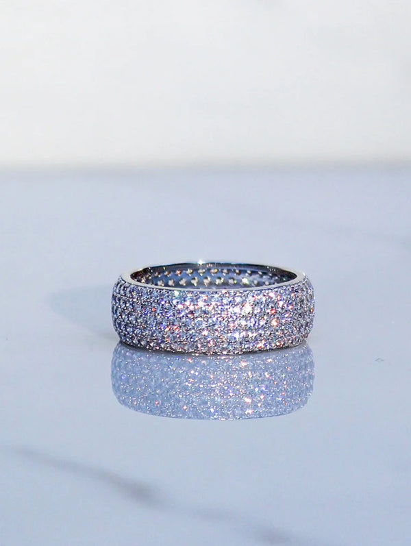 Mini Billionaire Ring in Sterling Silver - Romantiques