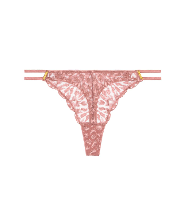 Crazy in Love Tanga in Warm Pink - Romantiques