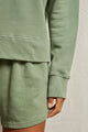 The Layla French Terry  Sweat Short in Aloe - Romantiques