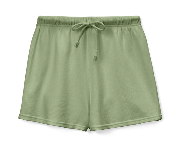 The Layla French Terry  Sweat Short in Aloe - Romantiques