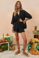 Rhodes Knit Short in Onyx - Romantiques