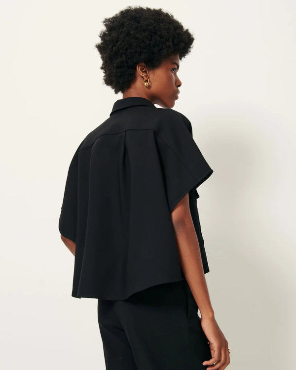 Bianca Blouse in Black - Romantiques