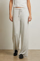 Maddi Brushed Waffle Drawstring Pant in Ash - Romantiques