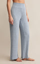 Dawn Smocked Rib Pant in Light Denim - Romantiques