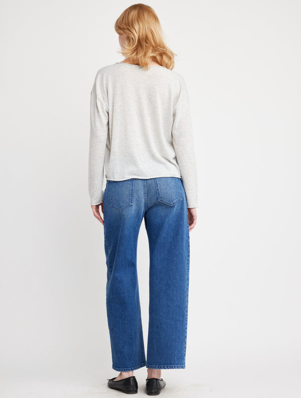 Riley L/S V-Neck Tee Sweater - Romantiques