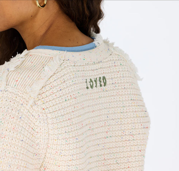 Fringe Beaulero Cardigan in Multi - Romantiques