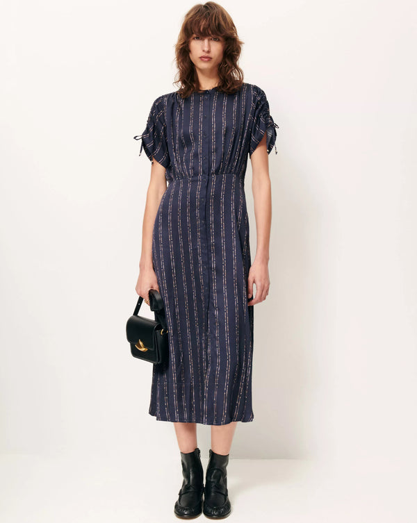 Nolong Navy Plumikat Maxi Dress - Romantiques