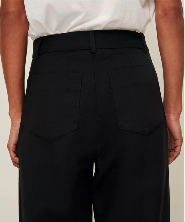 Hudkin A-Line Black Pants - Romantiques