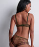 Aubade Sound Of Heart Half Cup Bra in Dark Garden - Romantiques