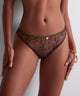 Aubade Sound of Heart Italian Brief Panties in Dark Garden - Romantiques