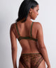 Aubade Sound of Heart Italian Brief Panties in Dark Garden - Romantiques