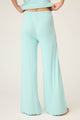 Pointelle Essentials Solid Open Leg Pant In Light Mint - Romantiques