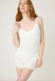 Pointelle Essentials Solid Cami in Ivory - Romantiques