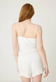 Pointelle Essentials Solid Cami in Ivory - Romantiques