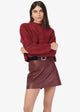 Niall Cashmere Sweater in Syrah - Romantiques