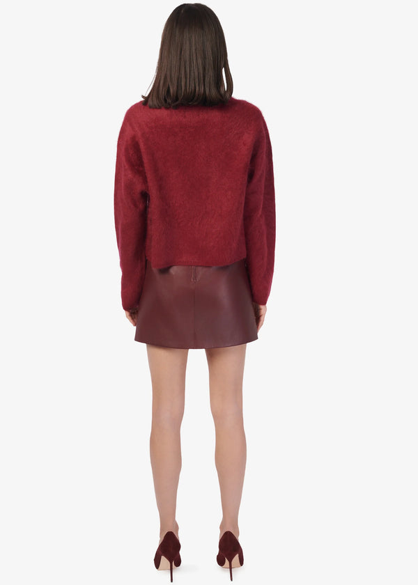 Niall Cashmere Sweater in Syrah - Romantiques