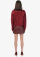 Niall Cashmere Sweater in Syrah - Romantiques