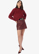 Niall Cashmere Sweater in Syrah - Romantiques