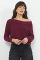 Carol Off Shoulder Pullover - Romantiques