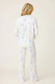 Parisian Dreams Whimsical Print Long Sleeve PJ Set - Romantiques