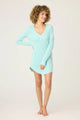 Pointelle Essentials Solid Night Shirt In Mint - Romantiques
