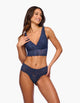Never Say Never Comfie Thong in Navy - Romantiques