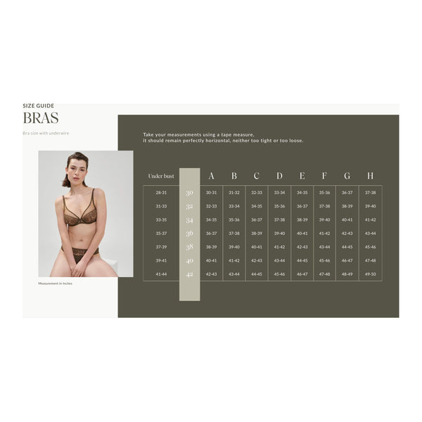 Comete Molded Full Cup Bra In Black