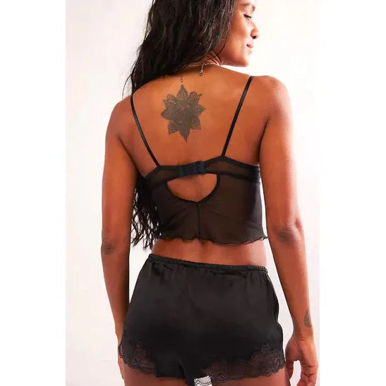 Whisper Corset Cami in Black