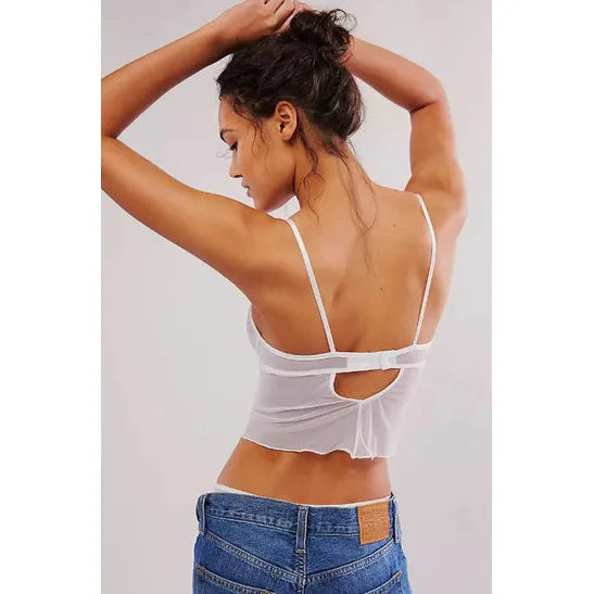 Whisper Corset Cami in White