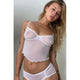 Whisper Corset Cami in White