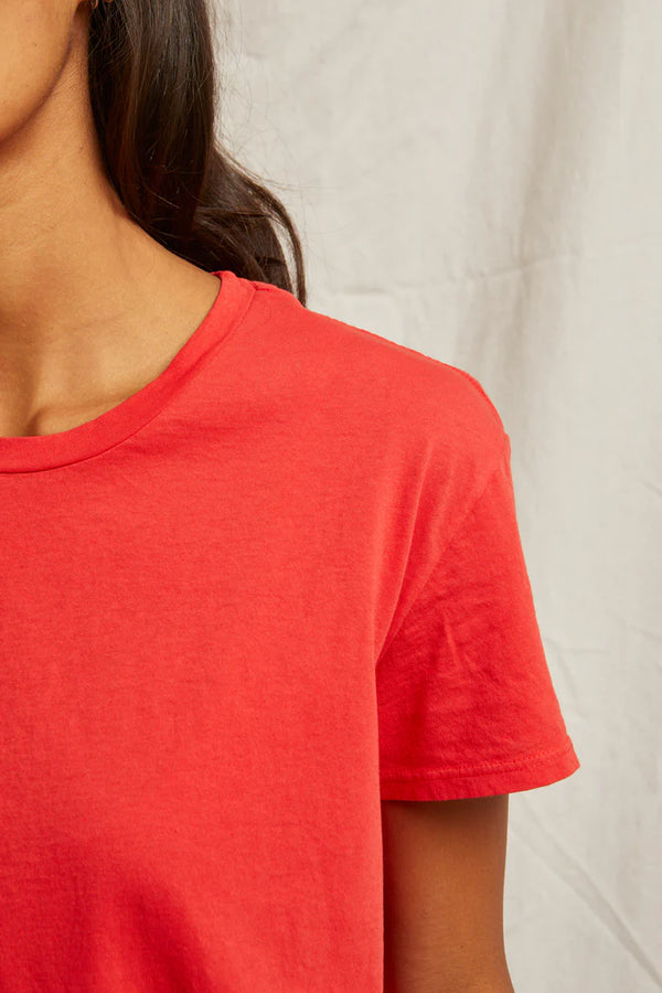 Harley Short Sleeve Tee in Poppy Red