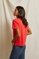 Harley Short Sleeve Tee in Poppy Red
