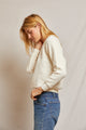 Ziggy Sweatshirt in Bright Ivory